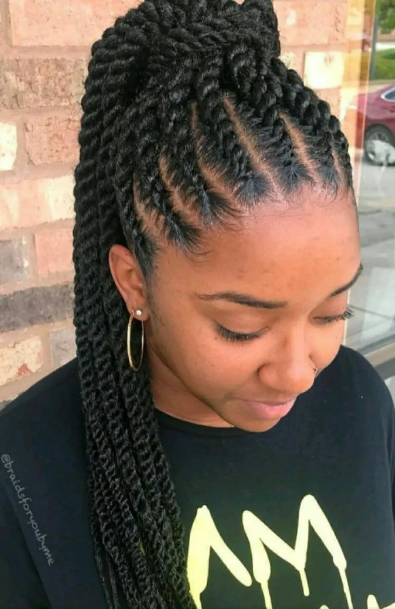 Neat Side Flat Twists