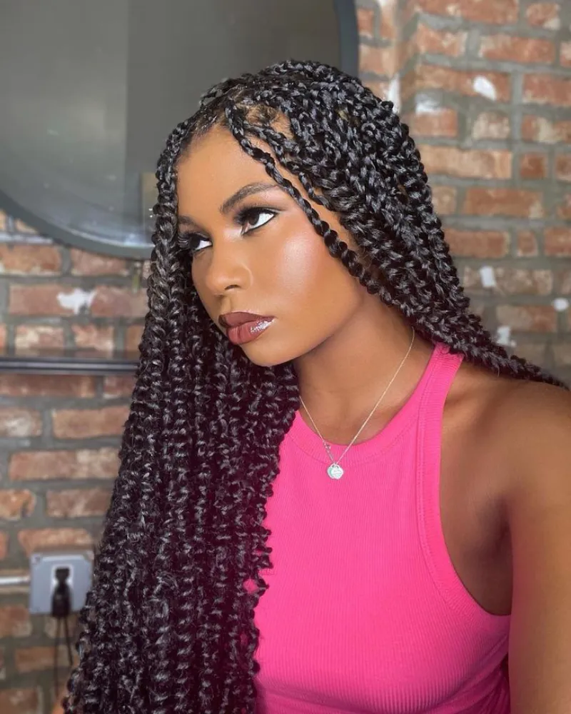 Long Dark Passion Twists