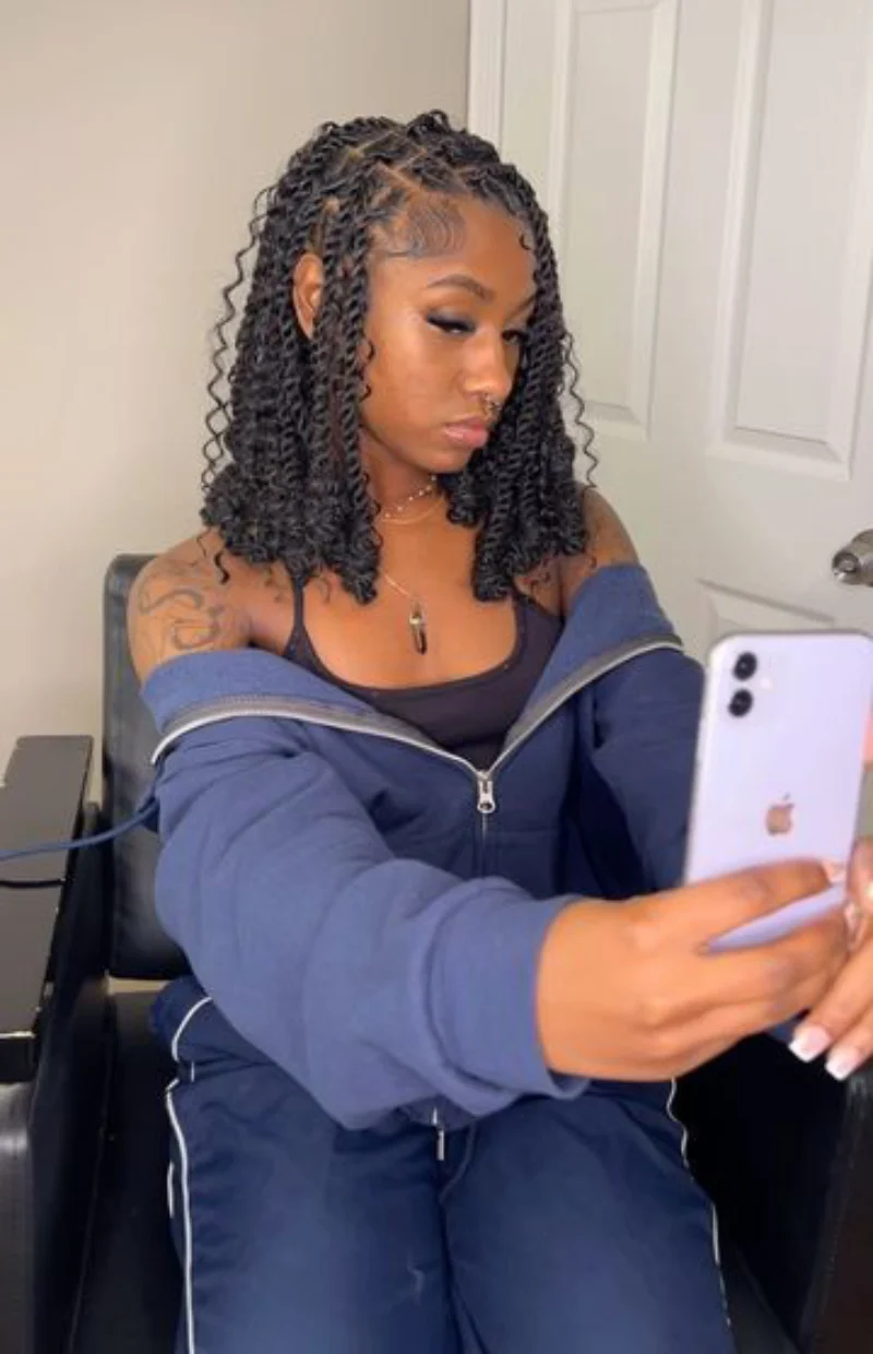 Bouncy Short Spring Twists