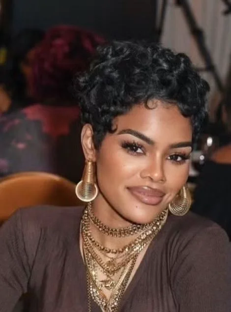 Bouncy Black Curls