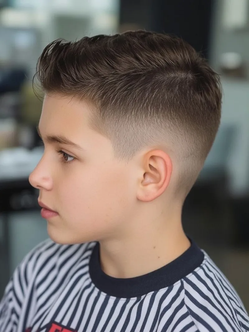 Classic High Fade Toddler Haircut