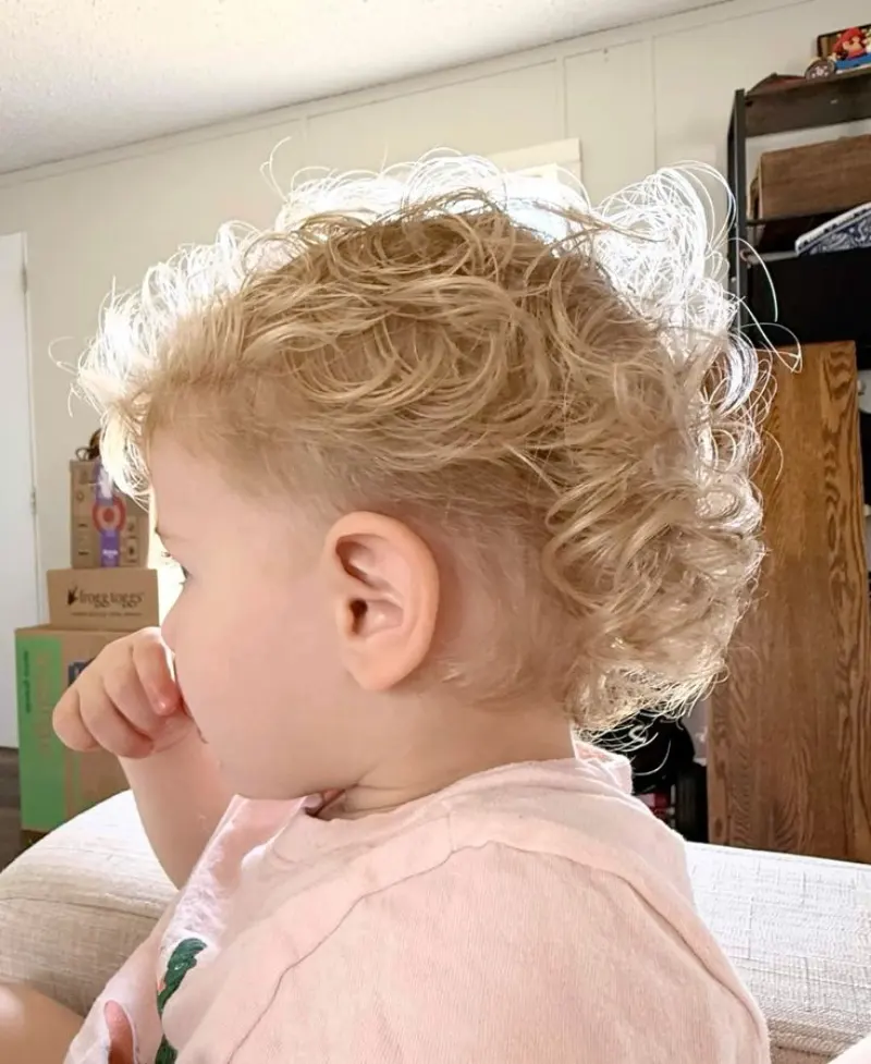 Curly Top Natural Toddler Haircut