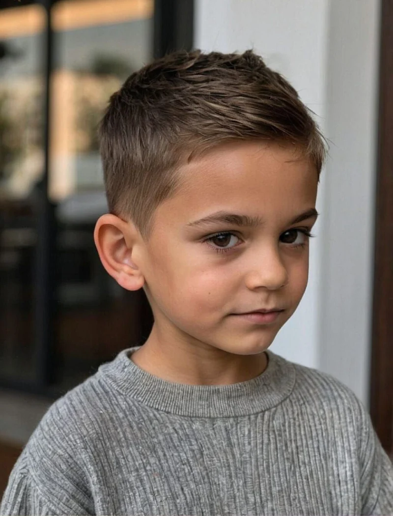 Short Tapered Toddler Haircut