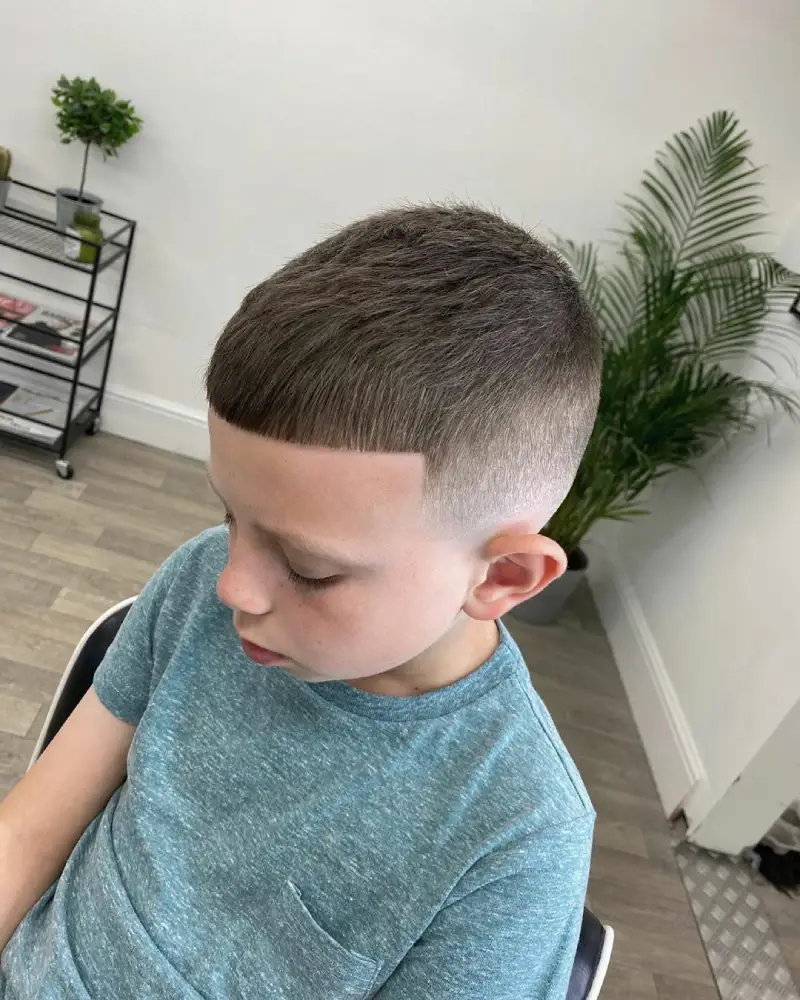 Low Fade Buzz Cut for Toddlers
