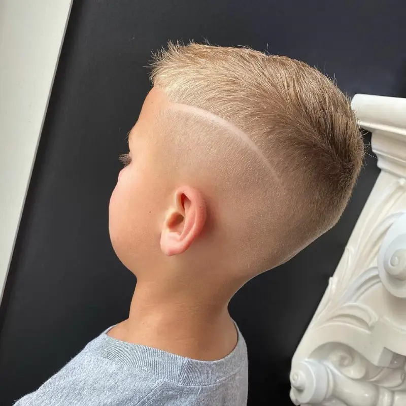 Hard Part Fade Toddler Haircut