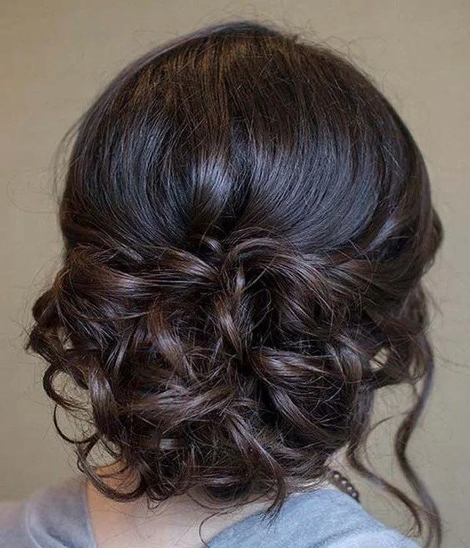 classic twisted bun winter formal hairstyles